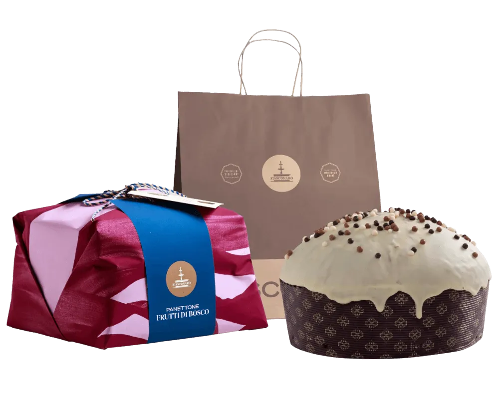 Panettone Fiasconaro Frutti di Bosco con cioccolato bianco 1kg