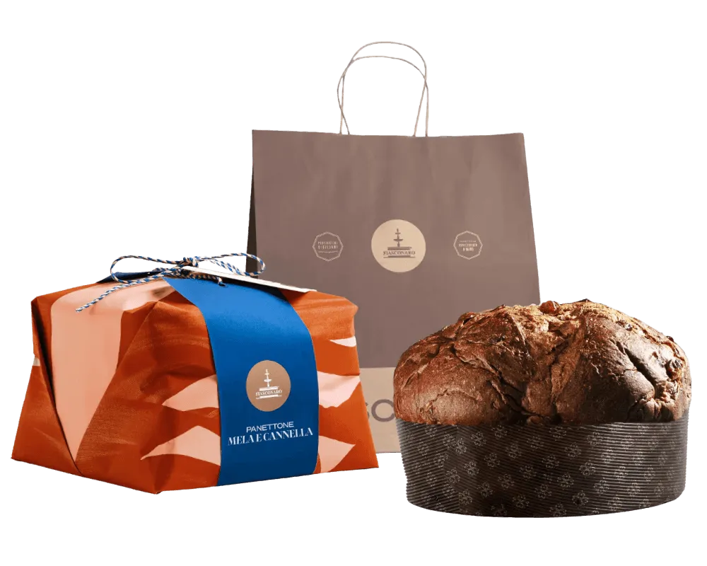 Panettone Fiasconaro Mela e Cannella 1kg – Panettone Artigianale Siciliano