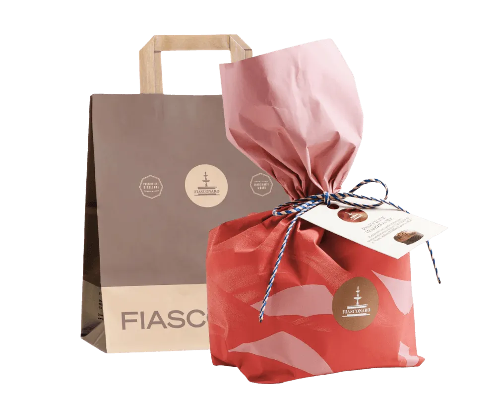 Panettone Fiasconaro Tradizionale al Marsala DOP  e Terre Siciliane Zibibbo liquoroso IGP 500 G