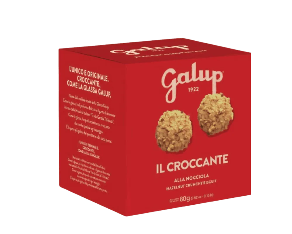 Croccante alla Nocciola Galup con Granella di Nocciola – 100g