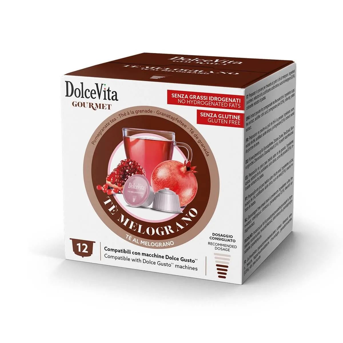 16 capsule Te Melograno Dolce Vita - compatibili Dolce Gusto