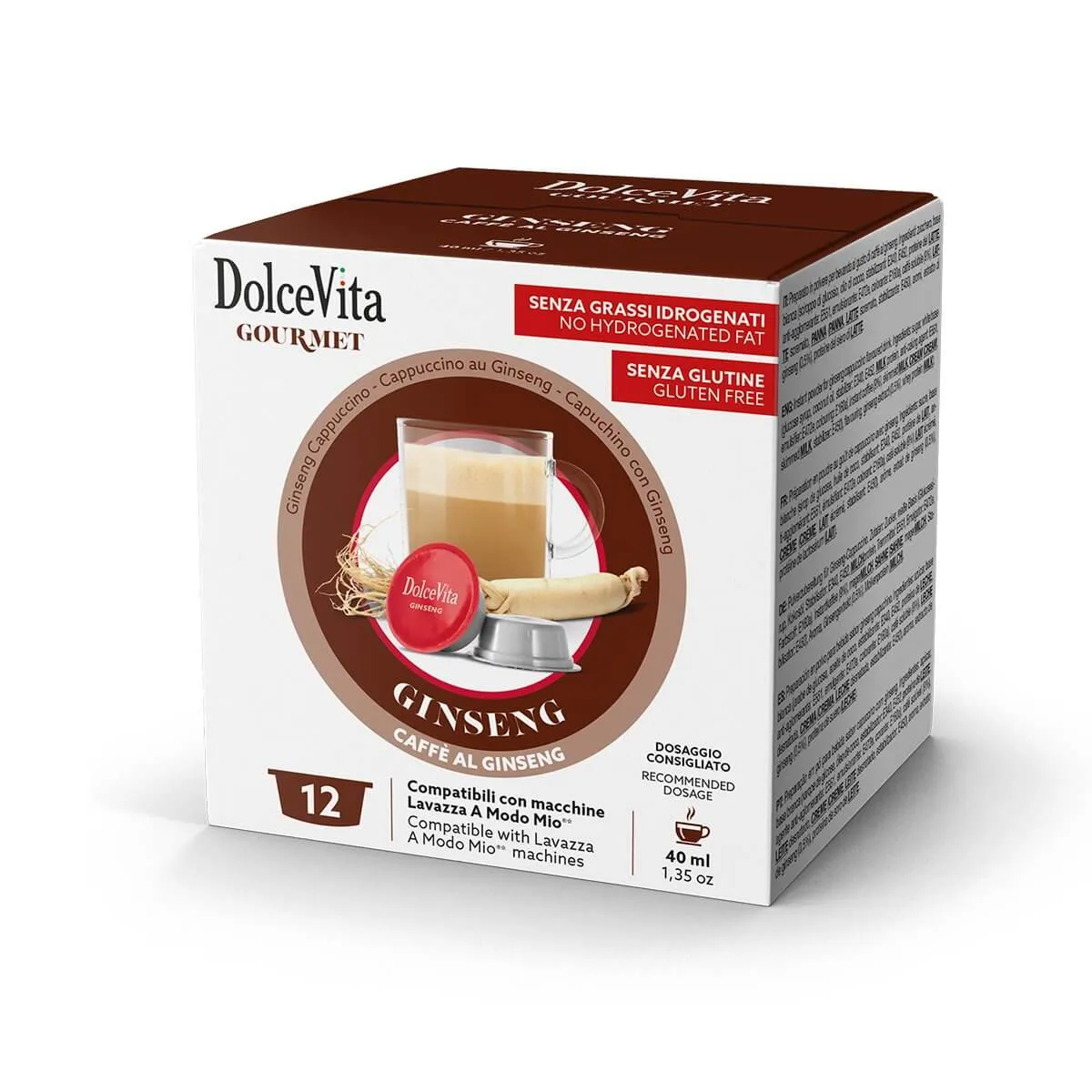 Ginseng Dolce Gourmet 12 capsule Dolce Vita - Lavazza A Modo Mio