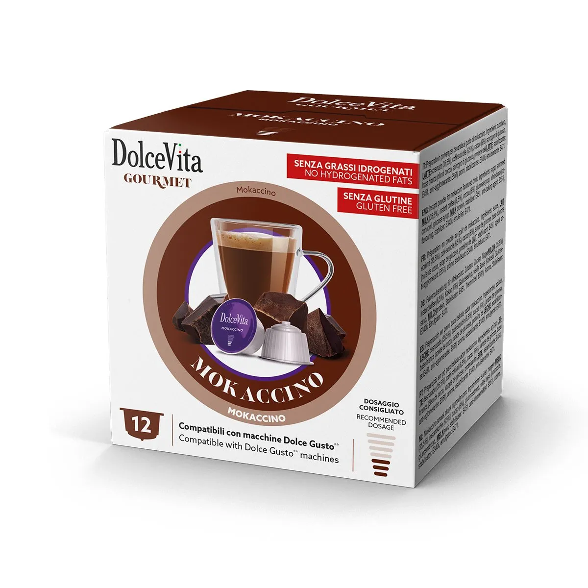 12 capsule Mokaccino Dolce Vita - compatibili Dolce Gusto