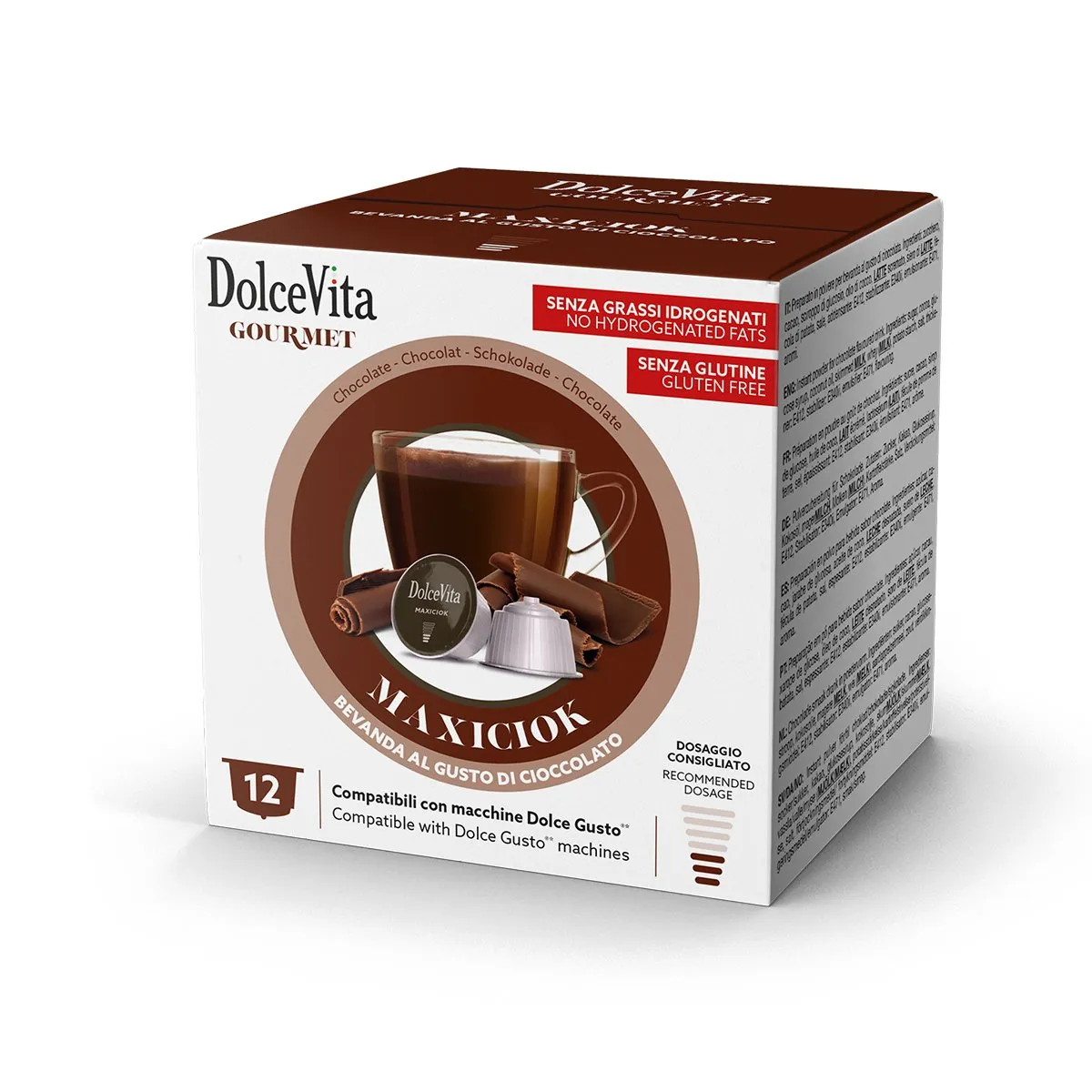 Maxi Ciock 12 capsule Dolce Vita - compatibili Dolce Gusto